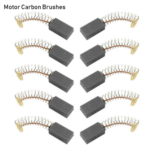 DAYFULI 10 pièces Mini perceuse meuleuse électrique remplacement carbone brosses pièces de rechange pour moteurs électriques Dremel outil rotatif ► Photo 1/6