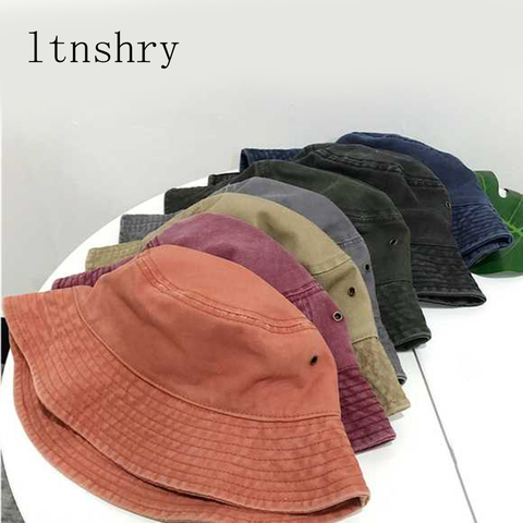 2022 nouveau chapeau de pêcheur chapeau de seau unisexe mode Bob casquettes Hip Hop Gorros hommes femmes panama chaud coupe-vent seau chapeau en plein air ► Photo 1/6