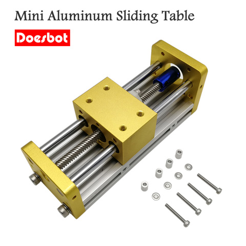 Plateau coulissant, en aluminium, pour machine à graver, compatible avec moteur Nema17 42BYG ► Photo 1/2