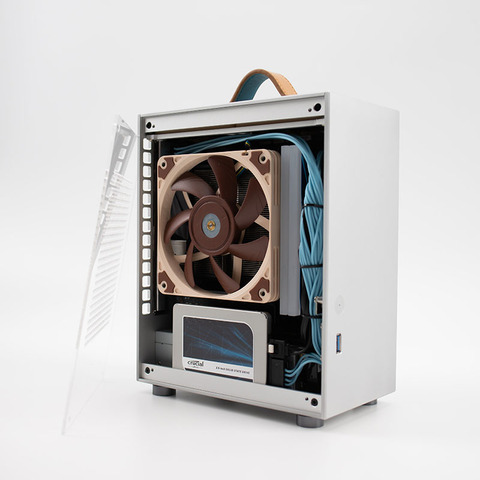 Boîtier HTPC Mini ITX pour ordinateur Gamer en aluminium, châssis A4 Loli1 ► Photo 1/6