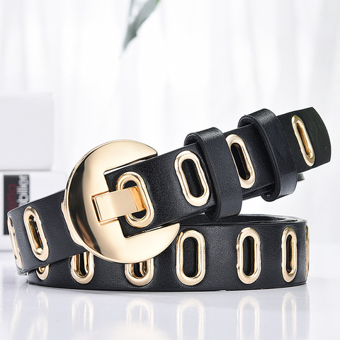 Ceinture de marque de luxe authentique pour femmes, à la mode, pour étudiant sauvage, tendance de personnalité, livraison gratuite ► Photo 1/6