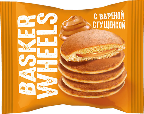 «Basker Roues», crêpe с вареной сгущенкой, 36 г ► Photo 1/1