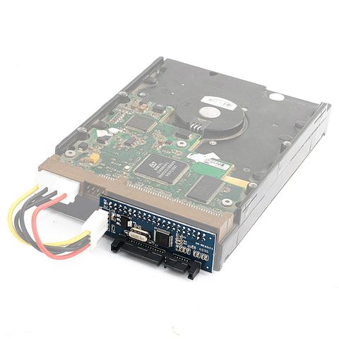 Adaptateur de disque dur IDE/PATA, connecteur IDE à SATA 3.5, 40 broches, convertisseur de disque dur, graveur DVD avec câble de données ► Photo 1/5