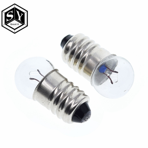 Lampe électrique expérimental pour étudiant, classe de physique, petites ampoules à incandescence utilisées, 0,3 a, 1.5V, 2.5V, 3.8V, 6V, 1 pièce ► Photo 1/6