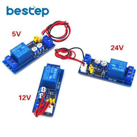 C. C 5V 12V 24V 0-120Min délai de Cycle infini ON OFF temporisation relais commutateur Module de boucle ► Photo 1/1