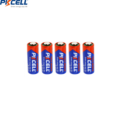 PKCELL – piles alcalines 23A 12 V, 5 pièces/lot, 23 A23 MN21 L1028 MS21 V23GA VR22, batterie primaire sèche pour sonnette 12 v ► Photo 1/6