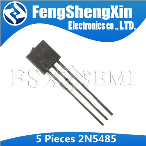 5 pièces 2N5485 TO-92 5485 TO92 RF JFET Transistor ► Photo 1/1