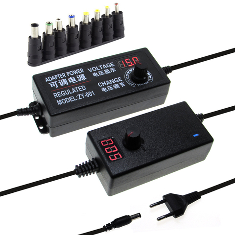 Transformateurs ca cc 220V à 12V 24V 5V AC-DC adaptateur d'alimentation à découpage 220V à 3V 5V 12V 24V 36V alimentation réglable ► Photo 1/6