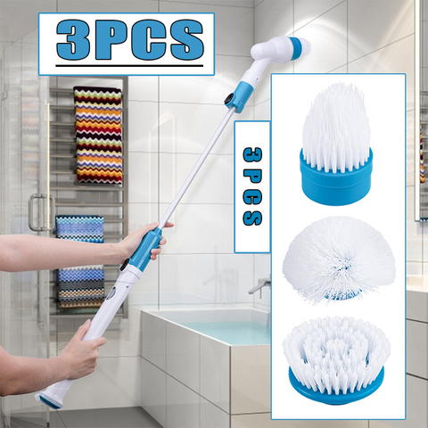 Tête de brosse de remplacement pour Turbo, outil de nettoyage électrique sans fil Rechargeable pour salon ► Photo 1/6