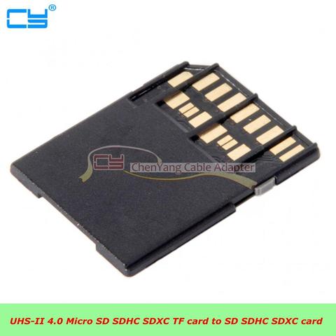 Kit adaptateur Micro SD SDHC SDXC TF vers SD SDHC SDXC UHS-II 4.0 ► Photo 1/6
