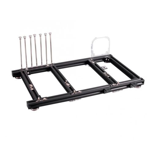 Boîtier de PC bricolage, cadre ouvert, en alliage d'aluminium ATX, plateforme de Test de verrouillage coque d'ordinateur, Support pour carte mère 305x244mm ► Photo 1/6