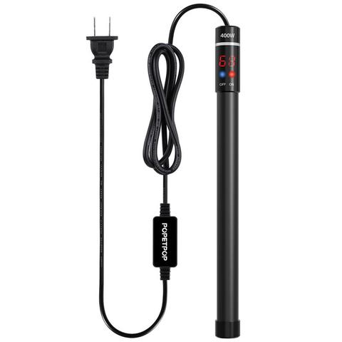 400W Submersible Chauffage D'aquarium Titane Tige Chauffante Avec Thermomètre LED Affichage Numérique de Température De Réservoir de Poisson Produit Antiparasitaire ► Photo 1/6