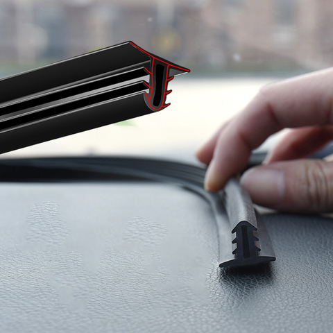 Autocollant de voiture tableau de bord bandes d'étanchéité joints en caoutchouc isolation phonique étanchéité universelle Automobiles accessoires intérieurs ► Photo 1/6
