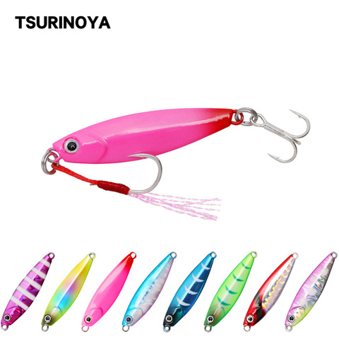 TSURINOYA – appât artificiel en métal pour la pêche en mer, leurre pour attraper des poissons tels que des truites, des bars ou des flèches, pour le lancer longue distance, 7g, 42mm ► Photo 1/6