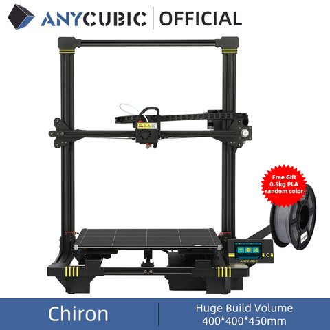 Anycubique Chiron 3D imprimante bricolage TFT Auto-nivellement impresora 3D imprimantes extrudeuse double Z axe Impressora 3D Kit d'impression Drucker ► Photo 1/6