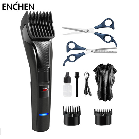 ENCHEN Sharp3 coiffeur électrique tondeuse à cheveux barbier professionnel Rechargeable sans fil tondeuse pour hommes enfants adultes ► Photo 1/6