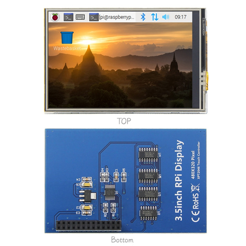 3.5 pouces pour framboise Pi LCD TFT écran tactile pour framboise Pi 2 modèle B écran tactile + stylo tactile ► Photo 1/6