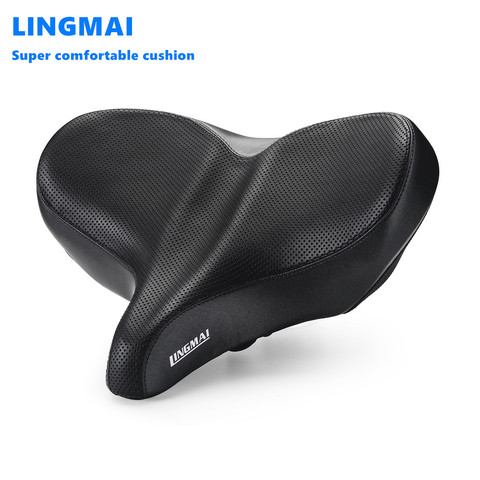 Selle de vélo large pour vtt, coussin de vélo de route, accessoires de cyclisme confortables, pièces de rechange pour vélos ► Photo 1/6