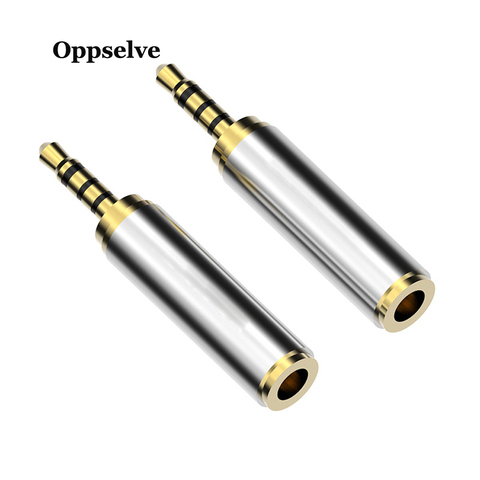 Adaptateur Audio portable Mini Jack 3.5mm à 2.5mm, connecteur de prise femelle 2.5mm mâle à 3.5mm pour câble de haut-parleur Aux, casque et micro ► Photo 1/6