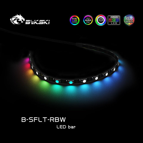 Bykski B-SFLT-RBW/B-SFLT-RGB, bande lumineuse rvb pour bloc d'eau symphonie ARGB lumière LED bande MB SYNC ► Photo 1/5