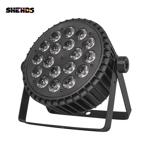 En Alliage d'aluminium LED Par 18x12 W RGBW 4in1 LED Par Can Led Par lumière DMX Lumières de la Scène ou Partie KTV Disco DJ Lampe DMX512 4/8CHs ► Photo 1/6