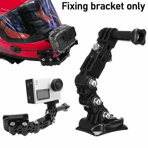 1PC support de casque de moto bras adhésif incurvé pour Gopro Hero 8 7 6 5 4 3 SJCAM sj4000 pour XiaoYi 4K accessoires de caméra d'action ► Photo 1/6