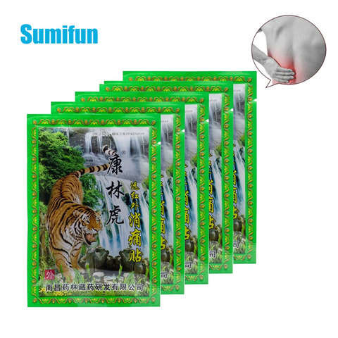 8 pièces Sumifun baume du tigre arthrite douleur Patch rhumatisme dos cou Muscle entorse médical plâtre articulations anti-douleur autocollant à base de plantes ► Photo 1/6