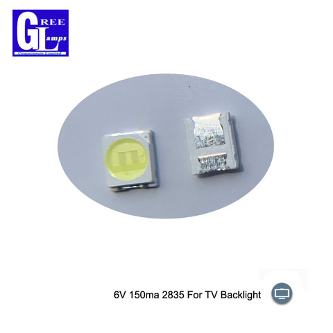 Jufei – rétroéclairage LED haute puissance, 100, 1210, 3528, 1W 6V, 150ma, blanc froid, LCD, pour Application TV, 2835 pièces ► Photo 1/2