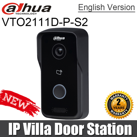 Dahua VTO2111D-WP Vidéo sonnette d'interphone 1MP WiFi Villa En Plein Air Station Sans Logo vision nocturne Voix indication VTO2111D-W ► Photo 1/5