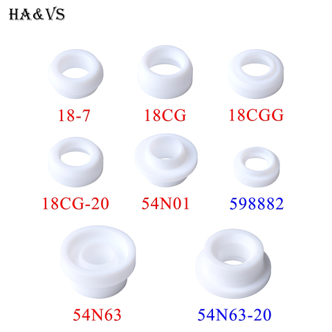 5/10 Pièces Isolateur Tasse Joint 18-7 18CG 18CGG 18CG-20 54N01 598882 54N63 54N63-20 Pour TIG WP9/17/18/20/26 Torche de soudage Kit ► Photo 1/5