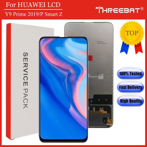 Écran tactile LCD de remplacement avec châssis, 6.59 pouces, pour Huawei P Smart Z STK-LX1, Y9 Prime 2022, nouveau ► Photo 1/6