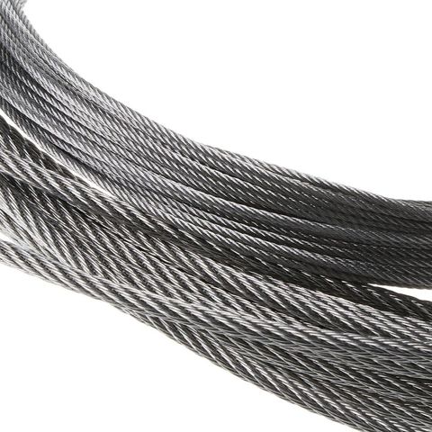 Câble métallique en acier inoxydable 10m 304 | Câble de levage souple de pêche 7x7 ligne à linge ► Photo 1/6