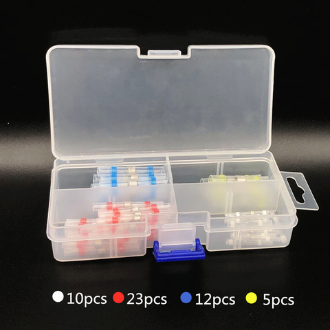 50/100 pièces étanche joint thermorétractable soudure fil connecteur rétrécissement soudure manchon thermorétractable Tube kit fil épissure connecteur ► Photo 1/5