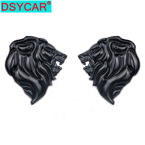 DSYCAR-Badge Logo de voiture, autocollant réfléchissant, étiquette de décoration automobile pour moto, emblème tête de Lion, pare-brise en métal 3D nouveau ► Photo 1/6