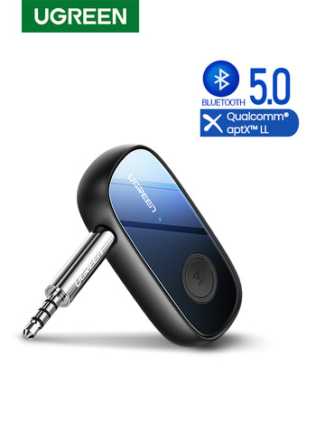 Ugreen Bluetooth récepteur 5.0 aptX LL 3.5mm AUX Jack Audio adaptateur sans fil pour voiture PC casque micro 3.5 Bluetooth 5.0 récepteur ► Photo 1/6