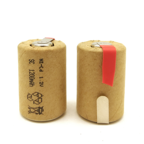 100% nouvelle batterie de haute qualité batterie rechargeable sous batterie 4/5 SC ni-cd batterie 1.2 v avec onglet 1200 mAh ► Photo 1/4