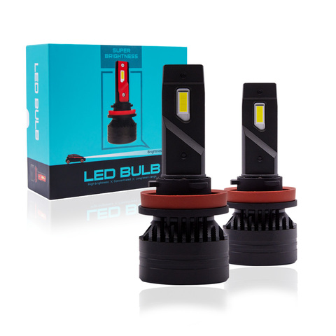 2 pièces 90W 10000LM F3 Voiture PHARE LED Kit H4 9003 H7 H8 H9 H11 9005 9006 HB3/4 9012 HIR2 G-XP PUCES Feux de Brouillard ► Photo 1/6