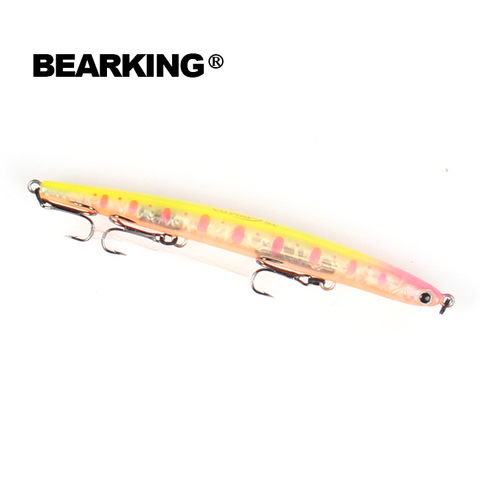 2017 Bearking modèle nouvelle leurres de pêche dur appât minnow De Pêche Chaude 4 couleurs mélangées, crayon appât 11 cm 12g, naufrage ► Photo 1/4