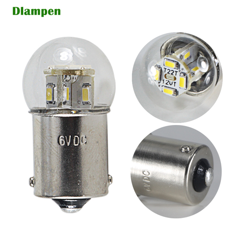 Lumière de voiture, canbus, led BA15S 1156 p21w, 6V 12v 24V 36V 48v 1.5W, sauvegarde automatique, ampoule inversée, signalisation de jour ► Photo 1/6