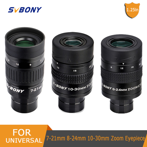 Svtony-oculaire télescopique, Zoom 1.25 pouces, 7-21mm, 8-24mm, baril entièrement métallique de 10-30mm et revêtement à large bande W9130A ► Photo 1/6