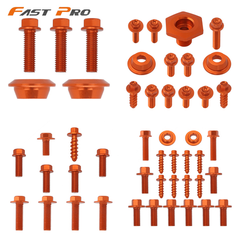 Vis de plaque d'immatriculation de radiateur avant et arrière de moto, pour KTM SX XC 2011 – 2015 EXC XCW 2012-2016 125 250 350 450 ► Photo 1/6