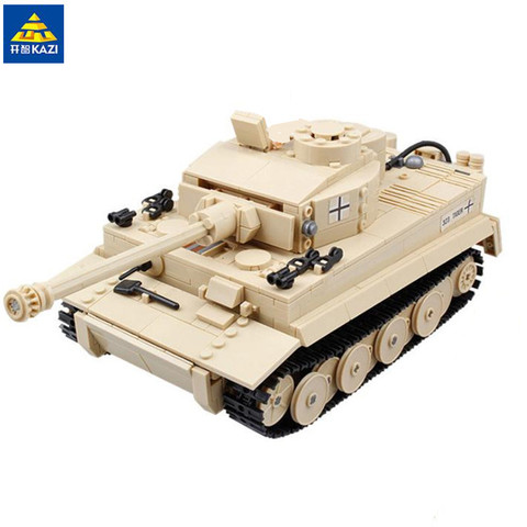 KAZI 995 pcs siècle militaire Panzer roi tigre réservoir blocs de construction brique jouet 82011 ► Photo 1/2