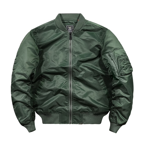 Automne classique MA1 pilote veste hommes Air Force Bomber uniforme vestes travail manteau ► Photo 1/6