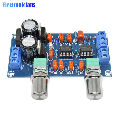 NE5532 carte de filtre passe-bas Subwoofer carte de contrôle de Volume Module amplificateur 9-15V Module de carte de filtre ► Photo 1/6