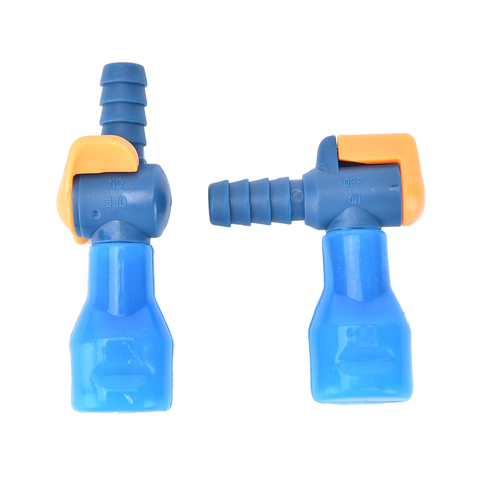 Sacs à eau extérieurs durables de couleur bleue Silicone sac d'hydratation droit de 90 degrés buse d'aspiration morsure Valve Camping essentiel ► Photo 1/6