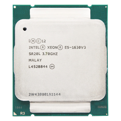 Processeur Intel Xeon E5-1630V3 E5-1630 V3 E5 1630 V3 3.70GHz, 4 cœurs, 10 mo, LGA2011-3, adapté à x99 ► Photo 1/3