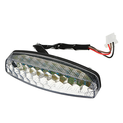 Moto rouge LED arrière feu stop arrière pour 50 70 110 125cc ATV Quad Kart TaoTao Sunl chinois moto lumière ► Photo 1/6