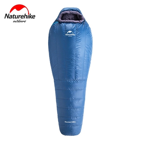 Naturerandonnée amélioré ULG momie duvet d'oie sac de couchage hiver Portable garder au chaud 20D imperméable Camping voyage 800FP sac de couchage ► Photo 1/6