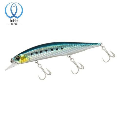 Lubit realis – leurre méné jerkbait 130, appât artificiel de type wobbler idéal pour la pêche au bar ou au brochet, avec manivelle pivotante, au japon, 17g, 13cm ► Photo 1/6