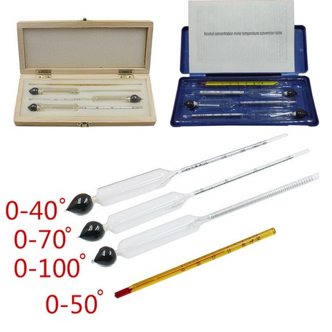 Compteur d'alcool 0-100 pour testeur d'alcool à trois combinaisons, thermomètre à Table de Conversion gratuite-1 ensemble ► Photo 1/6